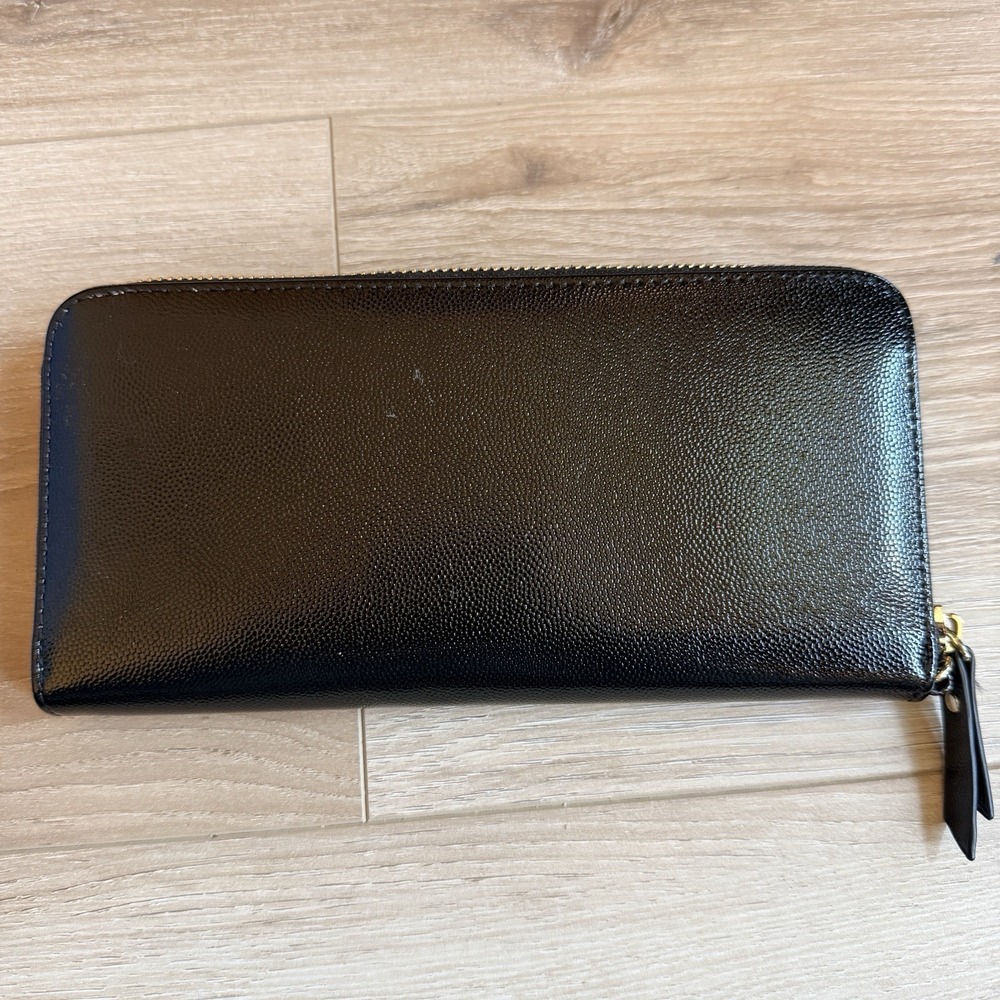 Anne Klein Black Faux Leather Bifold Wallet - Picture 3 of 7